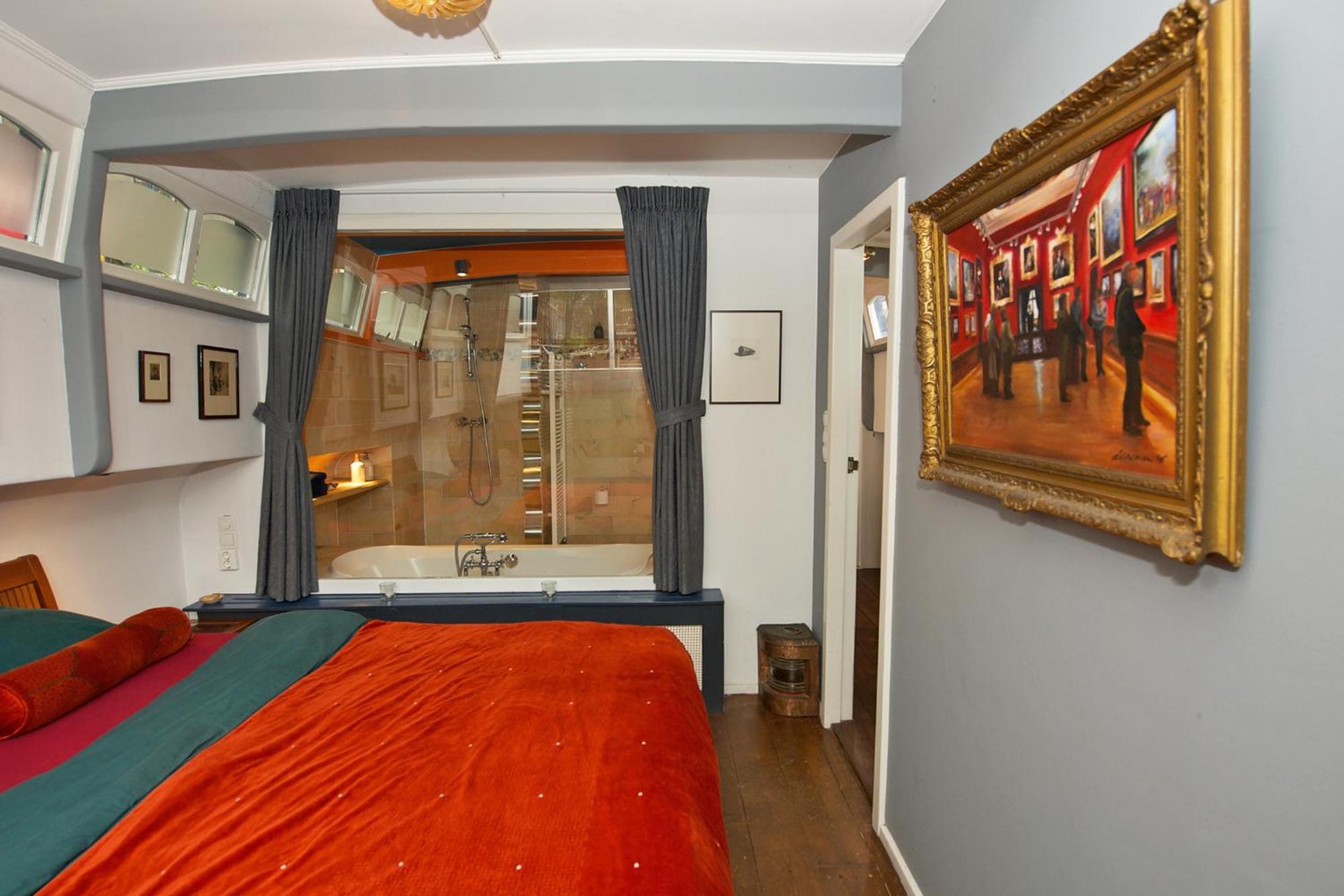 Amsterdam Center - Houseboat B&B By Captain Ricard מראה חיצוני תמונה