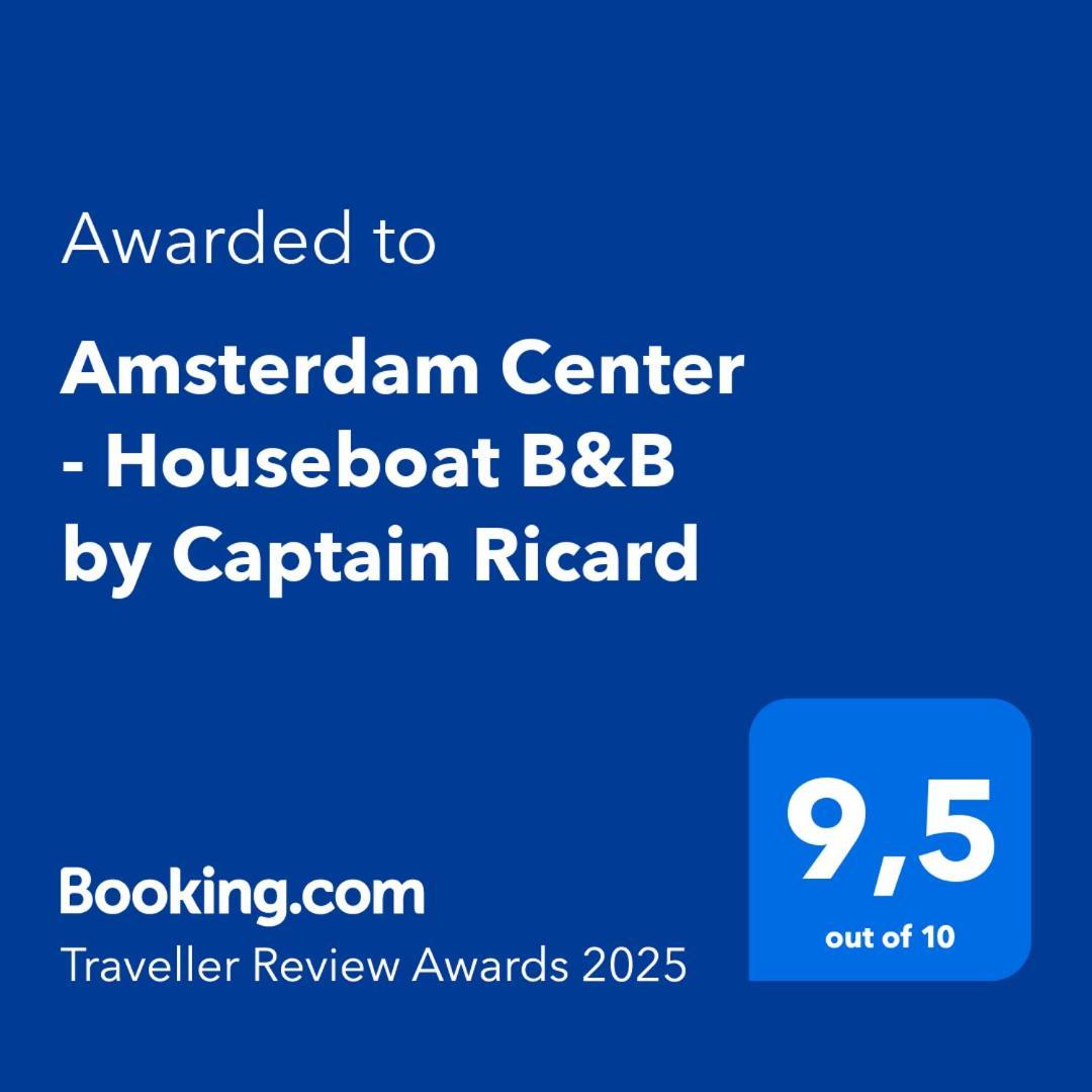 Amsterdam Center - Houseboat B&B By Captain Ricard מראה חיצוני תמונה